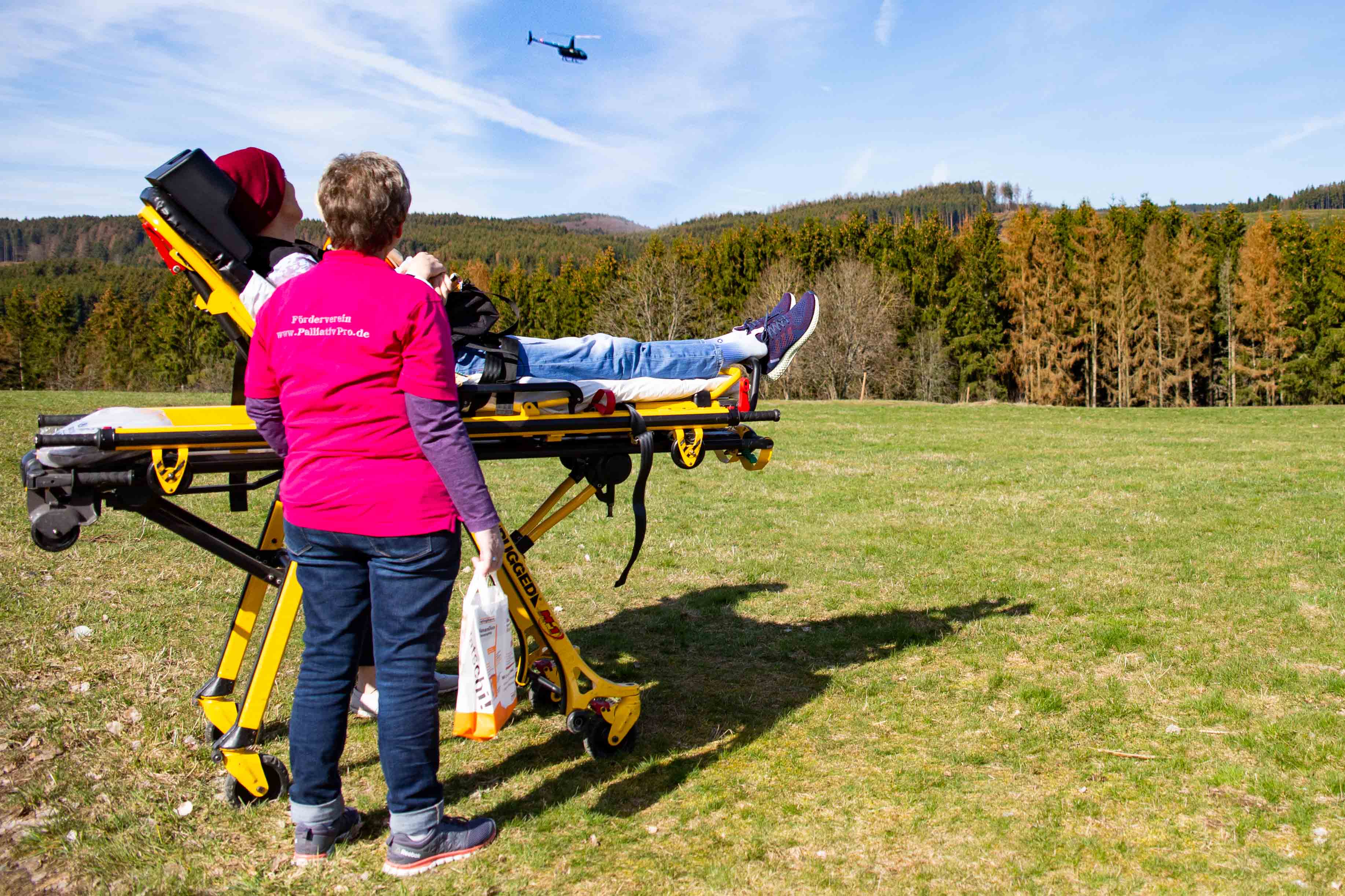 Yanniks Heliflug  PalliativPro Kinderpallis Giessen